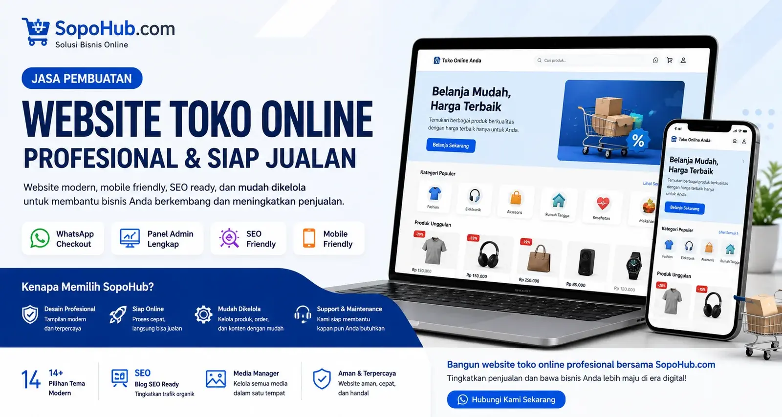 Jasa Pembuatan Website Toko Online Profesional